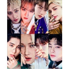 Stray Kids Poster A5 Boyut 15 x 21 cm Dijital Baskı 200 gr Parlak Kuşe Kağıt Parlak