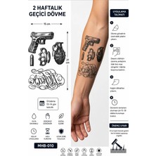 Tattoo Gerçekci Yarım Kol Kaplama Geçici Dövme Sticker Tattoo