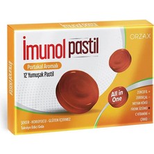 Orzax Imunol Portakal Aromalı 12 Pastil