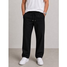 Osyday Erkek Yazlık Keten Karışımlı Rahat Kesim Baggy Pantolon
