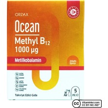 Ocean Methyl B12 Sprey 1000 Mg 5 ml - Eski Ambalaj
