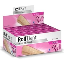 Roll Bant Tekstil Yarabandı 30 Kutu 10'luk