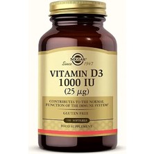 Solgar Vitamin D3 1000 Iu 100 Softgel