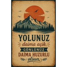 Lucena Retro Edebi Sözlü Mdf Duvar Tablosu Dekoratif Motivasyon Yazılı Vintage Duvar Panosu 32