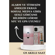 Grandor Nabız Ölçer Hediye Bileklikli Akıllı Saat ve Dijital Göstergeli Bluetooth Kulaklık Çoklu Şa