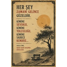 Lucena Retro Edebi Sözlü Mdf Duvar Tablosu Vintage Dekoratif Motivasyon Duvar Panosu 50
