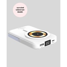 Stylmenplus LCD Göstergeli Manyetik Powerbank Type C USB Girişli Yeni Nesil