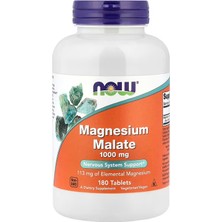 Now Foods Magnesium Malate 1000 Mg 180 Tablets