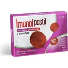 Orzax Imunol Karamürver & Çilek 12 Pastil