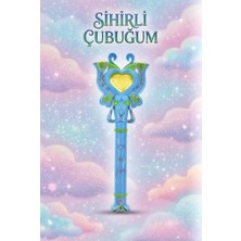 Farbu Oyuncak Kelebek Tasarımlı Sesli ve Işıklı 30 cm Boyutunda Eğlenceli Oyuncak Sihirli Değnek