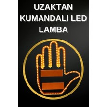 Grandor LED Işık El Işareti Araç Camı Için Uzaktan Kumandalı