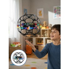 Stylmenplus El Sensörlü Uçan Top Drone Çocuklar Için LED Işıklı Eğlence Oyuncağı