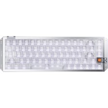 Meyer Gaming Vgn Flash 68HE Alüminyum Manyetik Oyuncu Klavyesi Tianba-Phantom White