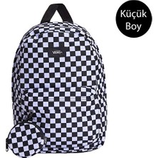 Vans Old Skool Mını Backpack Sırt Çantası-En: 21 Cm, Boy: 32 Cm, Derinlik: 13 cm VN000Q9AY281 Siyah
