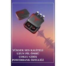 Motto Ticaret Ucuz Kaliteli Akıllı Saat ve Powerbank Bluetooth Kulaklık 5.1 Stereo Anc Özelliği