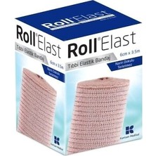 Roll Elast Bandaj Ten Rengi 6cm x 3,5m