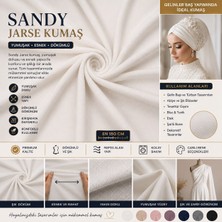 Simline Sandy Jarse Kumaş Gelin Başı Türban Tasarımları