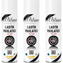 3 Adet Lastik Parlatıcı Wilma Secret 500 ml x 3