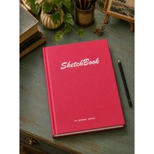 Pagos Yayınları Wise Owl Premium A4 SketchBook Sert Kapak Eskiz Defteri | 120 gr Kağıt | 50 Yaprak (100 Sayfa) | Karakalem & Teknik Çizim İçin
