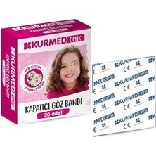 Kurmed Optik Çocuk Göz Pedi Kız 20 Adet