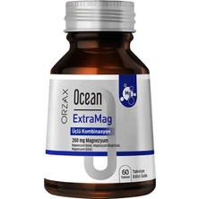 Orzax Ocean Extramag 200 Mg Magnezyum 60 Tablet
