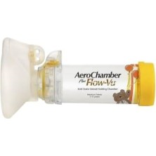 Aerochamber Plus Flow-Vu Medium 1-5 Yaş Sarı
