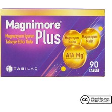 tab ilaç tab magnimore plus magnezyum ıçeren takviye edici gıda 90 tablet