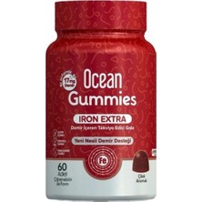 Ocean Gummies Iron Extra 17 Mg 60 Çiğnenebilir Jel