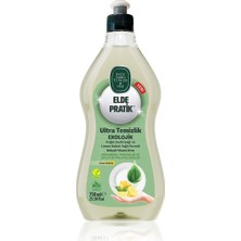Eyüp Sabri Tuncer Elde Pratik Doğal Zeytinyağı ve Limon Kabuk Yağlı Formül Bulaşık Yıkama Sıvısı 750 ml