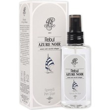 Rebul Azure Noir 125 ml Dökme Kolonya 80 Derece Mavi Renk Ferahlatıcı Koku