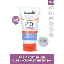 Dermoskin Sensitive Krem SPF50+ 30 ml Hassas Ciltler İçin Korumalı Yüz Güneş Koruyucu