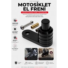 Motobros Motosiklet El Freni Yamaha Nmax Motor Park Freni Aparatı Yokuşta Kayma Önleyici Arka Fren Sabitleyici Fren Kilitleme Aparatı