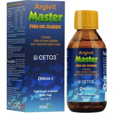 Argivit Master Fish Oil Epa ve Dha Içeren Balık Yağı 150 ml