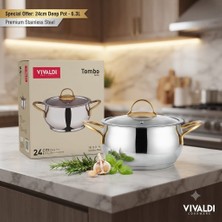 Vivaldi Tombo Tencere Series 24 26 28 30 cm
