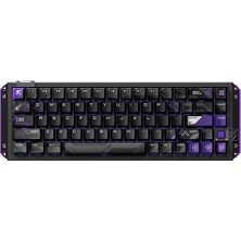 Meyer Gaming Vgn Flash 68HE Alüminyum Manyetik Oyuncu Klavyesi Tianba-Black Knight