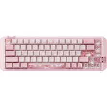 Meyer Gaming Vgn Flash 68HE Alüminyum Manyetik Oyuncu Klavyesi Blazing Yellow Magneto-Pink Soul