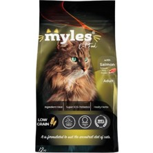 Myles Cat Food Somonlu Yetişkin Kedi Maması 12 kg