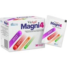 Allergo Vitagil Magni4 Magnezyum Vitamin D3 P5P 30 Saşe