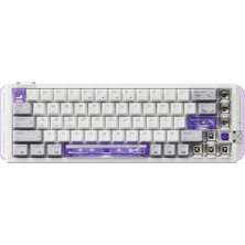 Meyer Gaming Vgn Flash 68HE Alüminyum Manyetik Oyuncu Klavyesi Blazing Yellow Magneto-Purple Soul