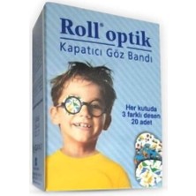 Roll Optik Göz Bandı Erkek 20'li