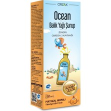 Ocean Omega 3 Portakallı Balık Yağı Şurubu 150 ml