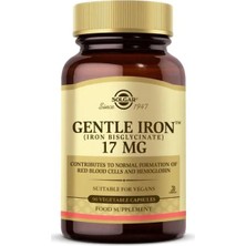 Solgar Gentle Iron 17 Mg 90 Kapsül Vegan Takviye Edici Gıda