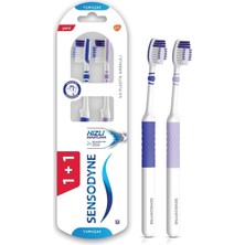 Sensodyne Yumuşak Diş Fırçası 1+1 Duoflex Oynar Boyun Ile Hızlı Rahatlama ve Etkili Temizlik