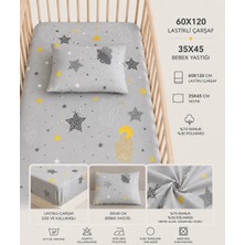 Ozz Baby %70 Pamuk %30 Polyemid Lastikli Çarşaf 60X120&Yastık Kılıfı 35X45CM 2 Parça Set