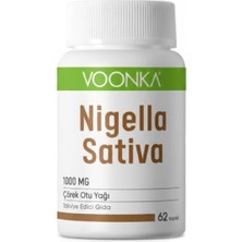 Voonka Nigella Sativa Çörek Otu Yağı 1000 Mg 62 Kapsül