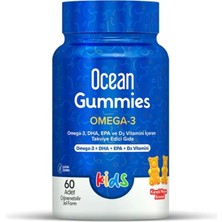 Ocean Gummies Omega 3 60 Adet Çiğnenebilir Jel Form