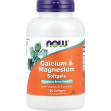 Now Foods Calcium & Magnesium 120 Softgels
