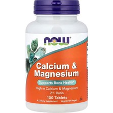Now Foods Calcium & Magnesium 2:1 Ratio 100 Tablets
