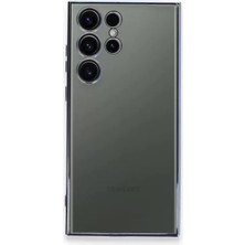 TeknoKapsül Newface Samsung Galaxy S24 Ultra Kılıf Razer Lensli Silikon - Gold