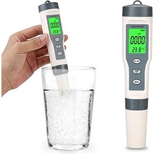 Esranın Dünyası Dijital Su Kalitesi Test Cihazı ve Sıcaklık Ölçüm Cihazı 3'ü 1 Arada Ideal Su Test Cihazı Içme Suyu Akvaryumları Için Çok Yönlü Ambalaj